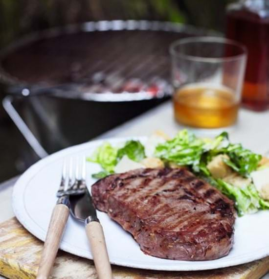 BBQ Whiskey and Soy Steaks