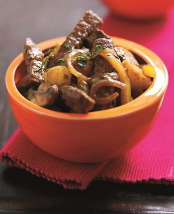 Beef and Potato Stir fry