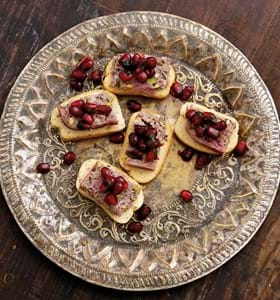 Beef, Juniper and Pistachio Terrine Canapés