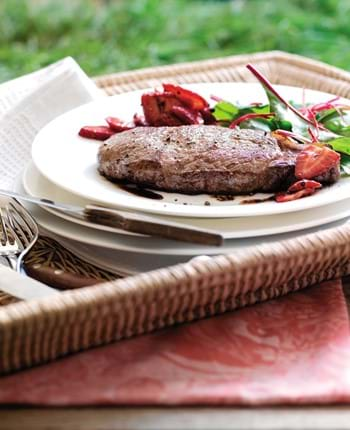 Beef Steak with Summer Salsa