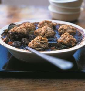 Beef Casserole with Dumplings