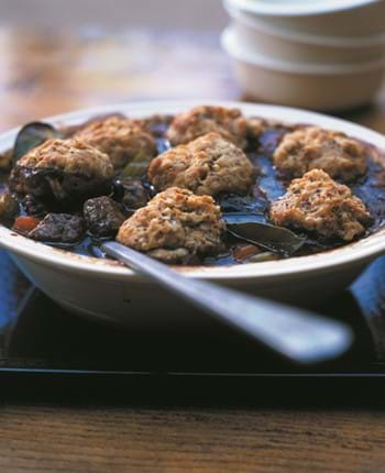 Beef Casserole with Dumplings