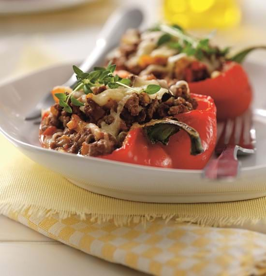 Beef Stuffed Peppers