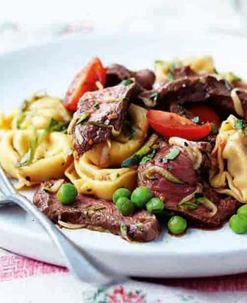 Beef and Pasta Salad with Chilli and Coriander Dressing