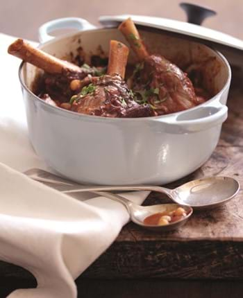 Braised Lamb Shanks with Chick Peas