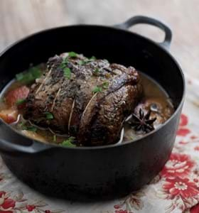 Pot Roast Brisket with Plums and Star Anise