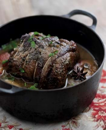 Pot Roast Beef with Plums and Star Anise (Slow Cooker version)