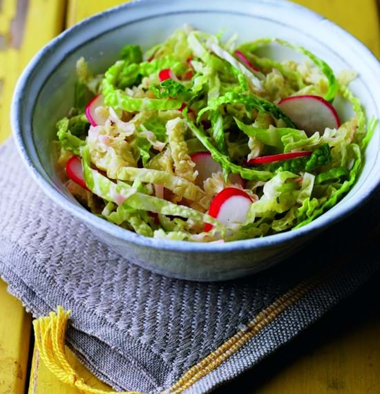 Cabbage and Radish Slaw