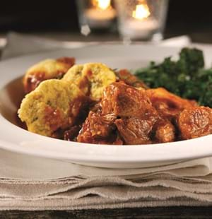 Citrus Lamb Stew with Saffron and Figs