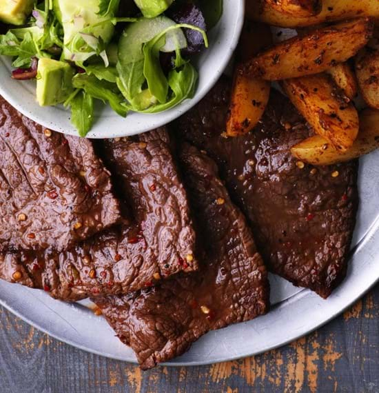 Citrus Marinated Beef Steaks