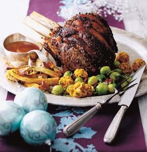 Festive Roast Beef with Ginger and Five-Spice Butter