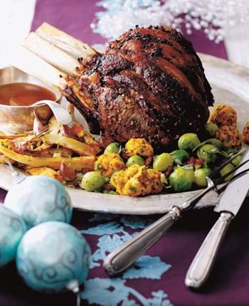 Festive Roast Beef with Ginger and Five-Spice Butter