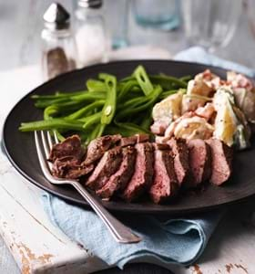 Garlic and Mustard Marinated Steaks