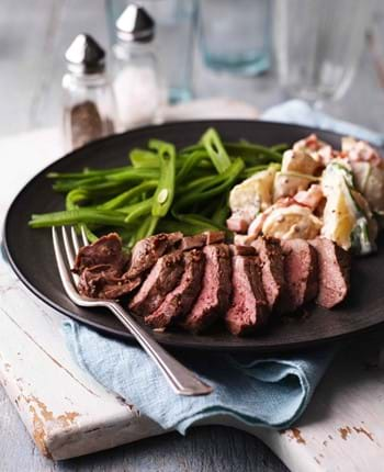 Garlic and Mustard Marinated Steaks