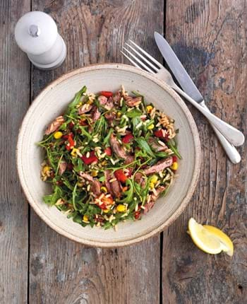 Harissa Lamb and Rice Salad