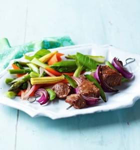 Oriental BBQ Lamb Kebabs