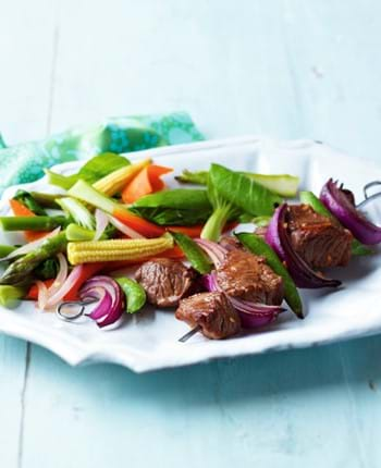 Oriental BBQ Lamb Kebabs