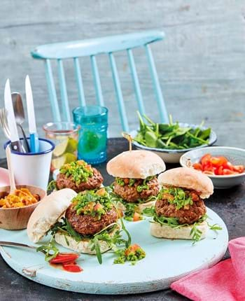 Indian Spiced Lamb Burger