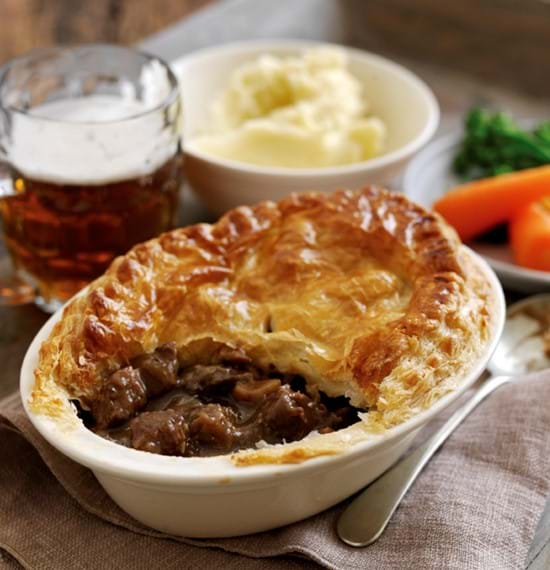 Beef Beer and Chestnut Pot Pies