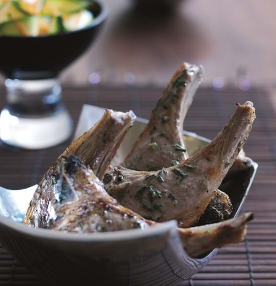 Lamb Chops with Rosemary and Anchovy Butter