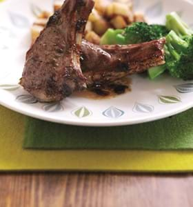 Lamb Chops with Rosemary and Damson Glaze