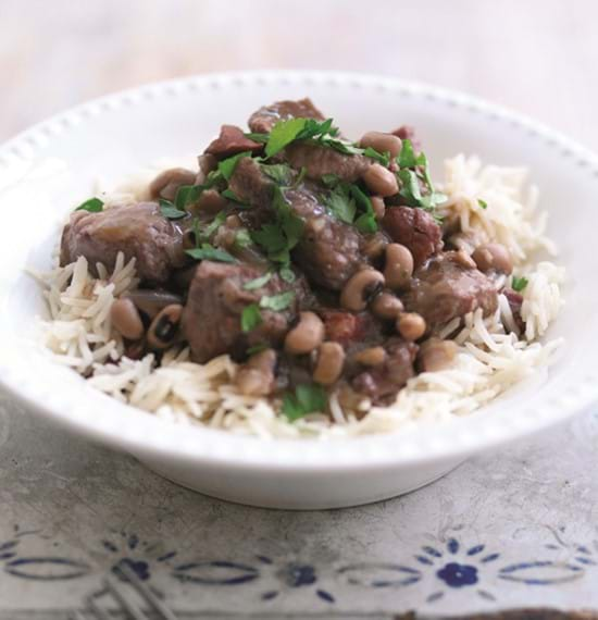 Lamb with Red Wine and Chorizo