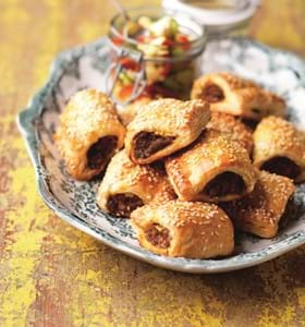 Coronation Lamb Rolls with Piccalilli Style Vegetables