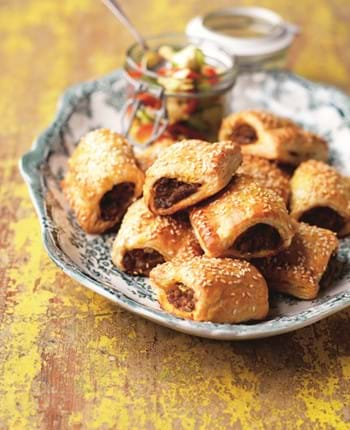 Coronation Lamb Rolls with Piccalilli Style Vegetables