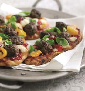 Mini Meaty Pizzas