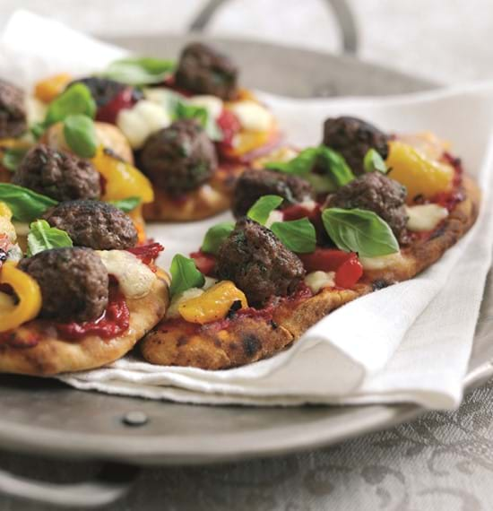 Mini Meaty Pizzas