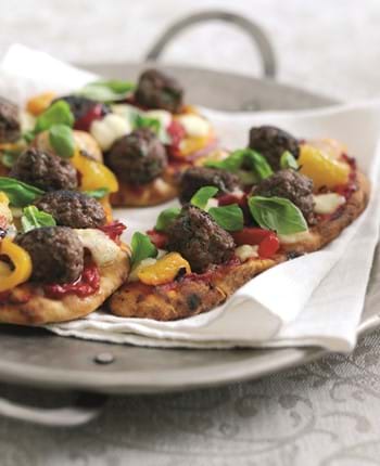 Mini Meaty Pizzas