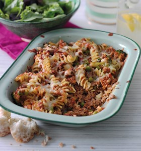 Chunky Keema Pasta Bake