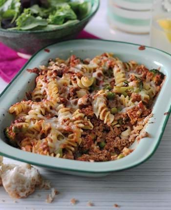 Chunky Keema Pasta Bake