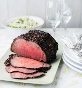 Peppered Beef With Spring Rice Salad