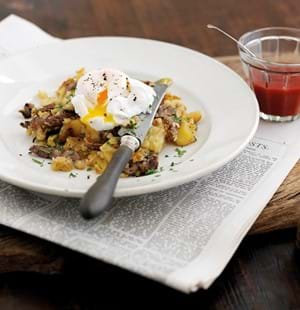 Roast Beef Hash with Eggs