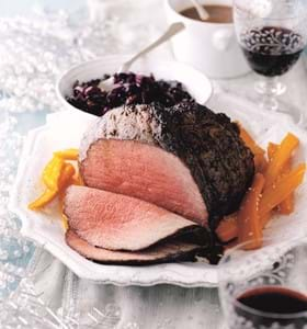 Roast Beef with Madeira, Mustard and Orange Marinade