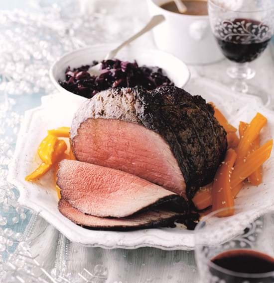 Roast Beef with Madeira, Mustard and Orange Marinade