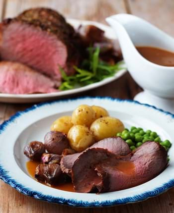 Roast Beef with Tarragon and Chilli Butter