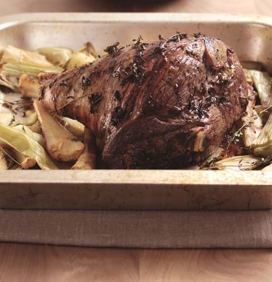 Roast Lamb with Lemon Thyme