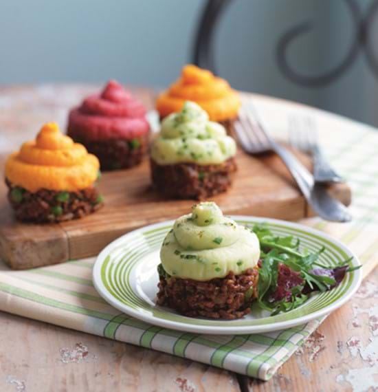 Savoury Beef Cupcakes