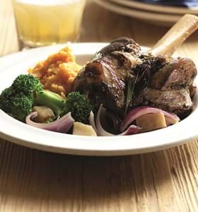 Scrumpy Cider Lamb Shanks