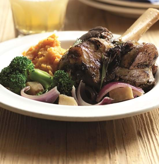 Scrumpy Cider Lamb Shanks