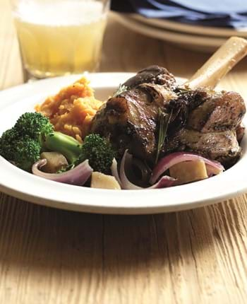 Scrumpy Cider Lamb Shanks