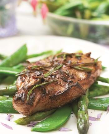 Sizzling Valentine Steaks in a Lavender and Balsamic Marinade