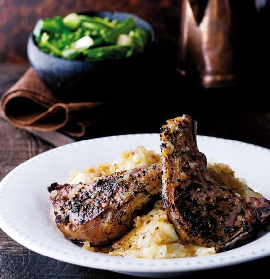 Speedy Peppered Lamb Chops