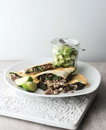 Spiced Lamb Quesadillas