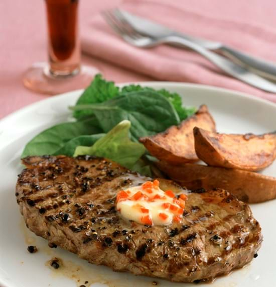 Steaks with Chilli Butter