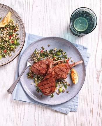 Sticky Maple-Glazed Lamb Chops