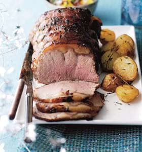 Tequila Roast Beef with Orange and Red Onion Relish