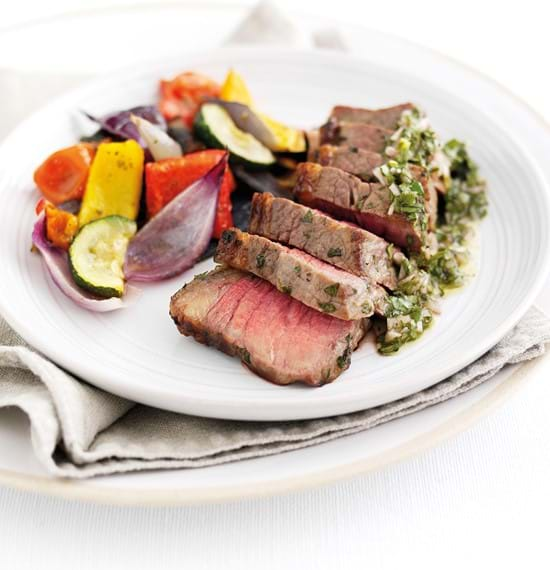 Tri Tip Steaks in a Chimichurri Marinade